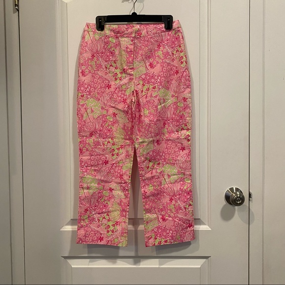 Lilly Pulitzer Beach Blanket Bingo Capri Pants - Picture 2 of 3